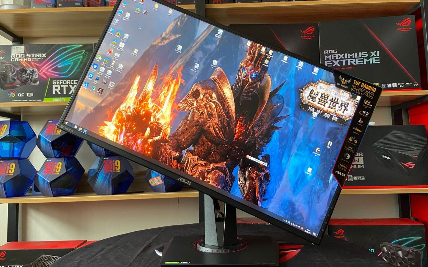 华硕tuf vg259qm 开箱:280hz高刷新率 fast ips快速液晶面板 香不香?