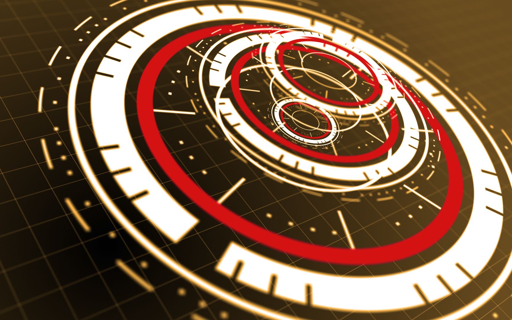 mg动画hud动效ae钟表转盘发光效果科技感0125