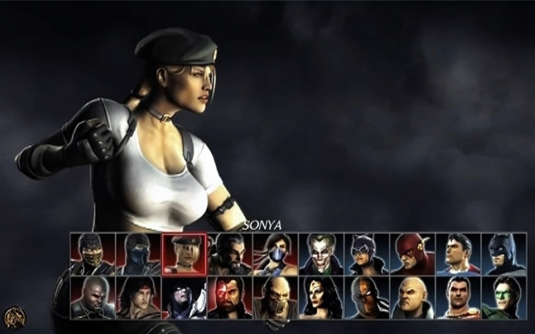 真人快打1--11各版本全角色选择界面展示