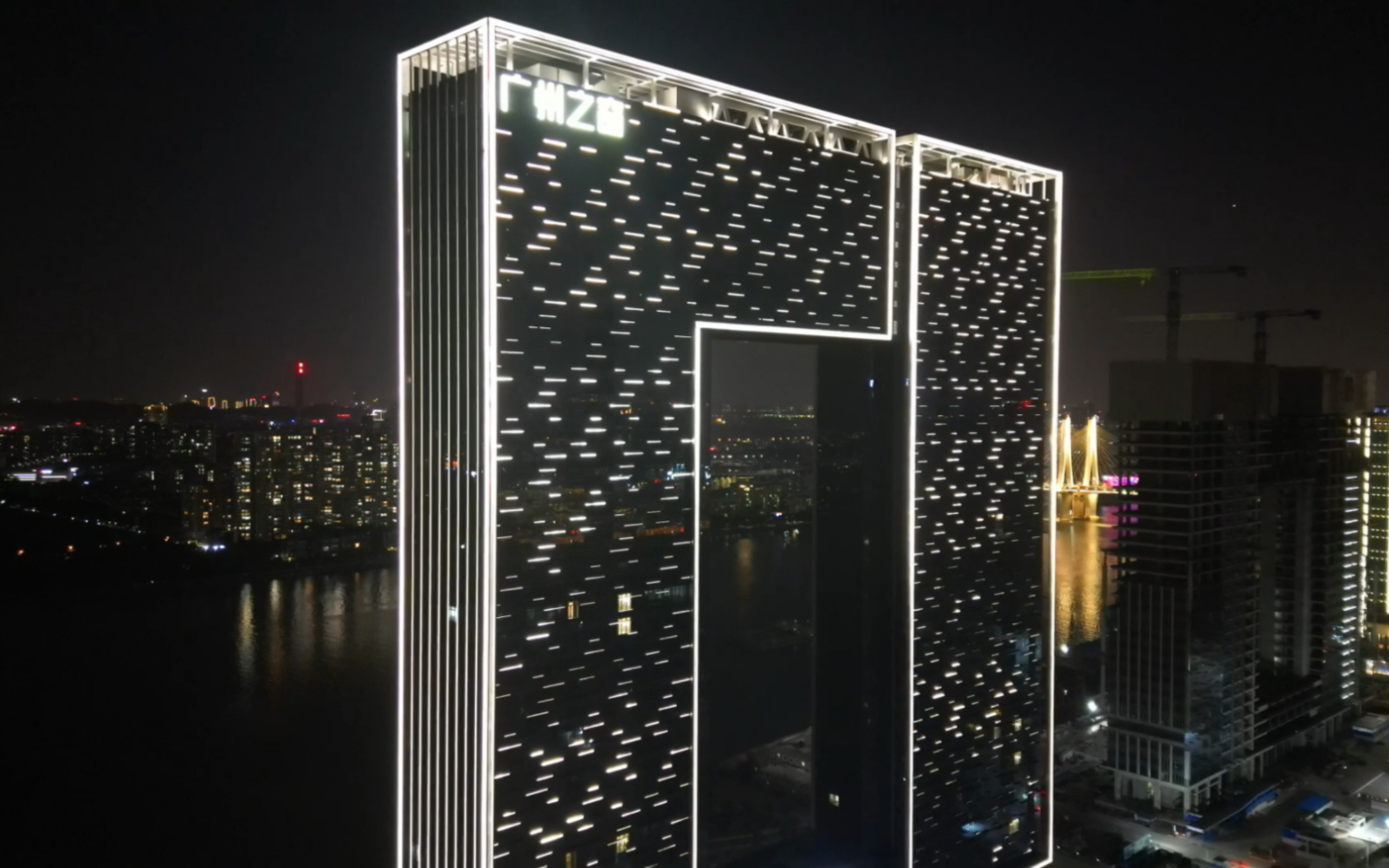 穿过广州之窗到洛溪大桥