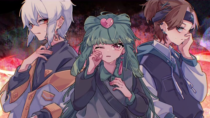 古灵星三超人头像合照!