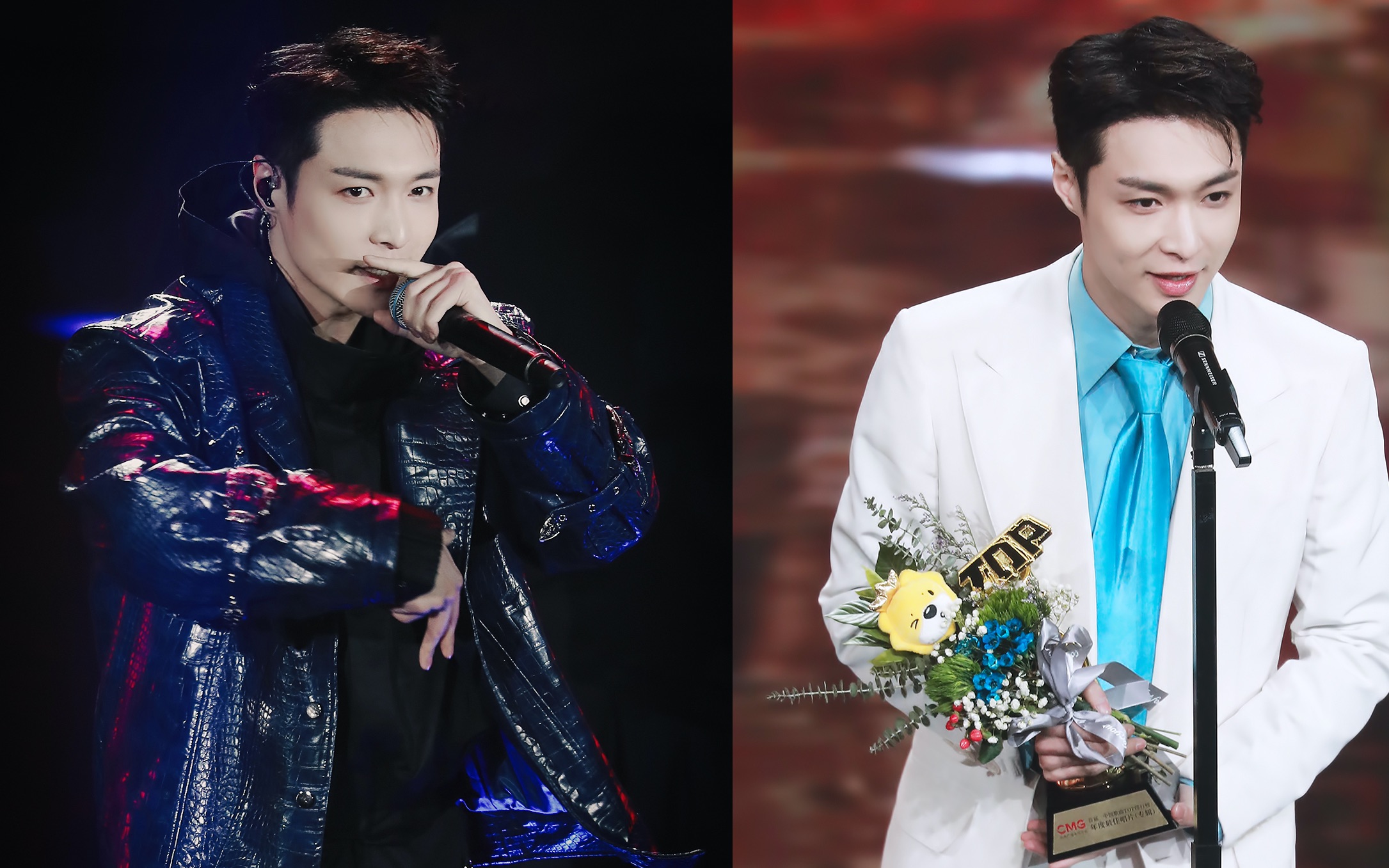 张艺兴210118top荣耀之约中国歌曲top排行榜颁奖晚会莲lit