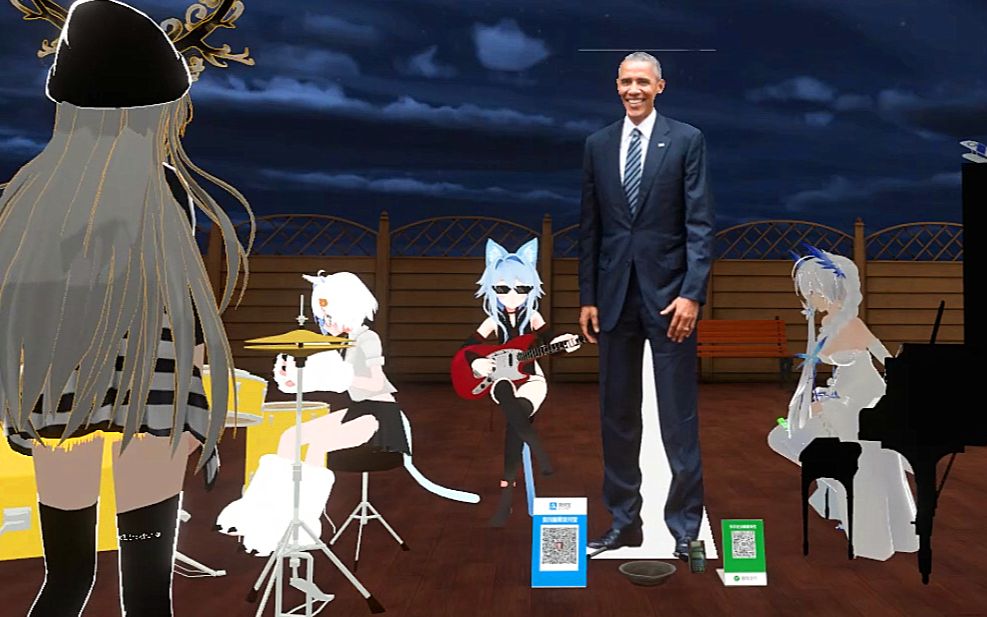 【vrchat】奥巴马卖唱?