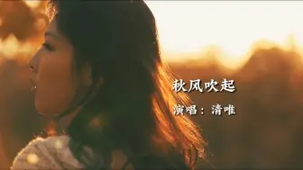 Tải video: 清唯演唱《秋风吹起》男声完整版，歌声婉转动听，百听不厌