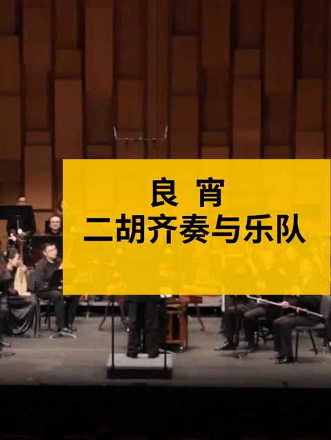良宵 二胡齐奏与乐队 刘天华曲 汤良德改编