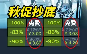 秋促抄底！4元以下全神作你敢信？！【Steam秋季特卖精品史低折扣游戏推荐】#3