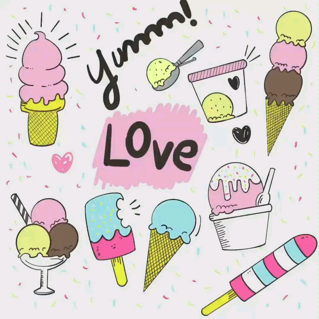 procreate0基础小白ipad绘画临摹夏天冰淇淋