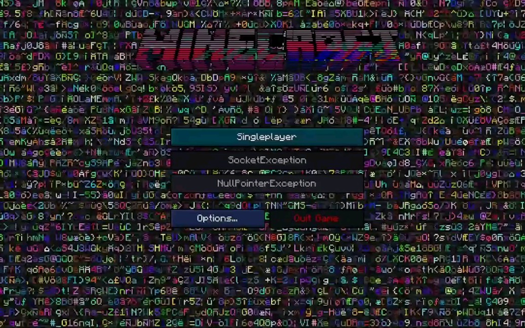 [生肉搬运]minecraft error422(我的世界诡异版本)_哔哩哔哩_bilibili