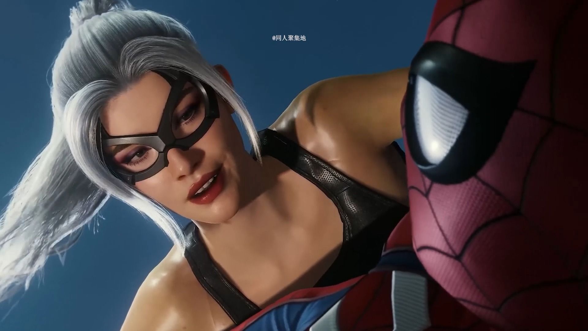 【游戏同人/黑猫/3d动态】:蜘蛛侠菲丽西亚黑猫3d纯享版