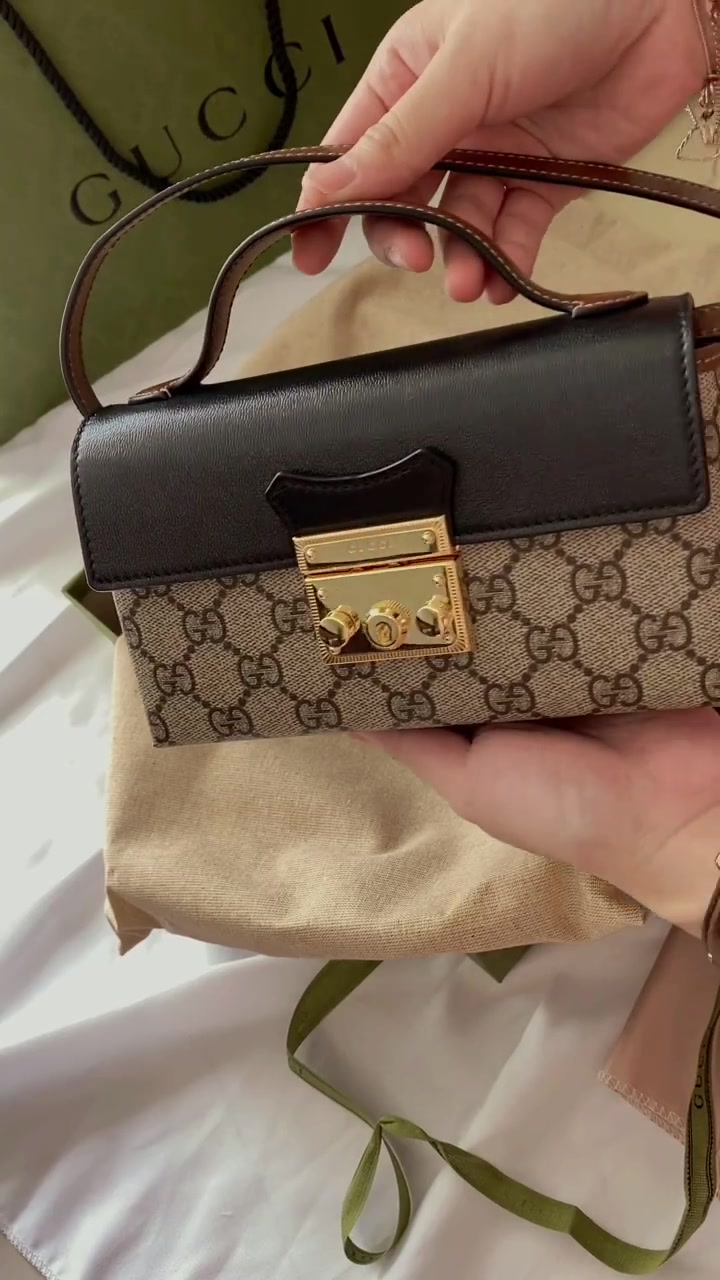 61guccipadlockminibag开箱61