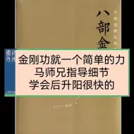 Download Video: 金刚功就一个简单的力，马师兄指导细节。学会后升阳很快