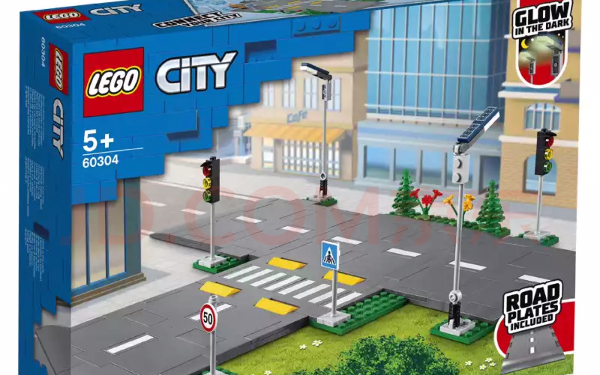 乐高lego60304城市系列道路底板2021年速拼评测