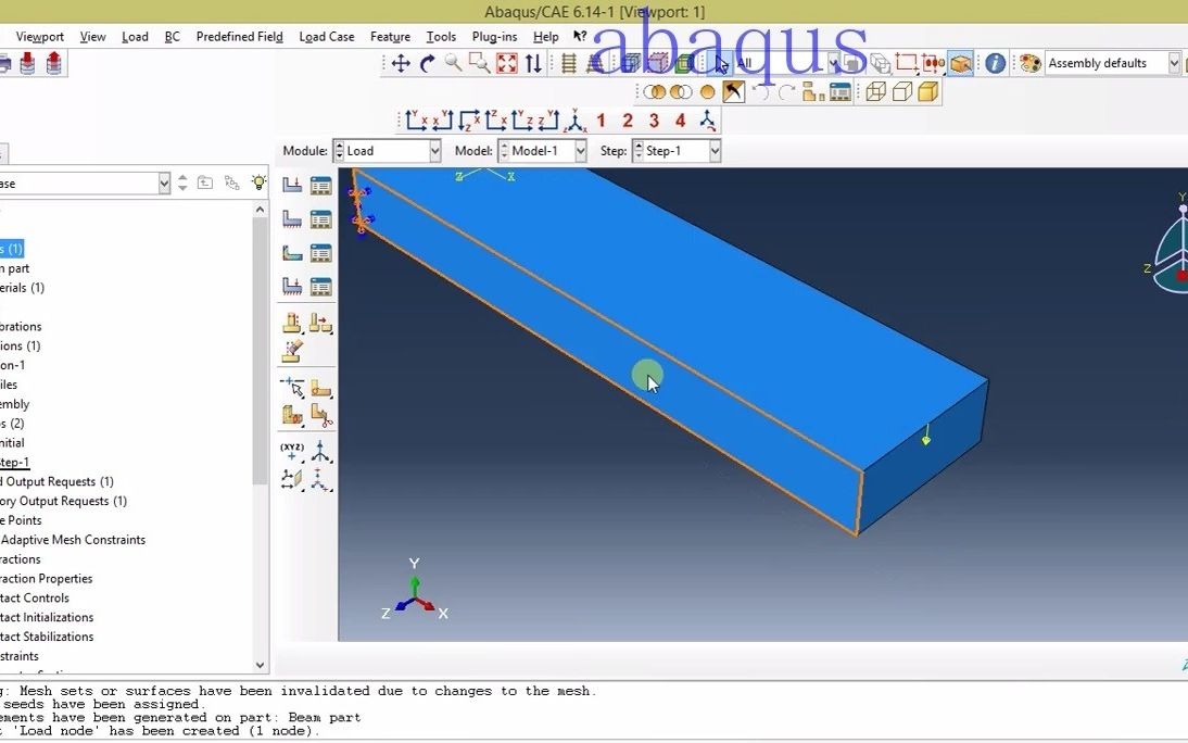 Abaqus新手教程哔哩哔哩bilibili