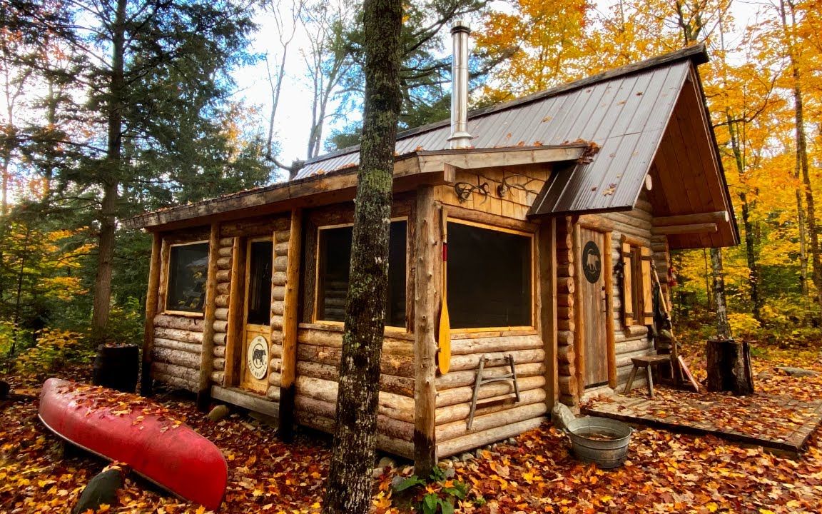 【肖恩木屋】新建离网原木小屋,车间,根窖,篝火烹饪野味 | my self