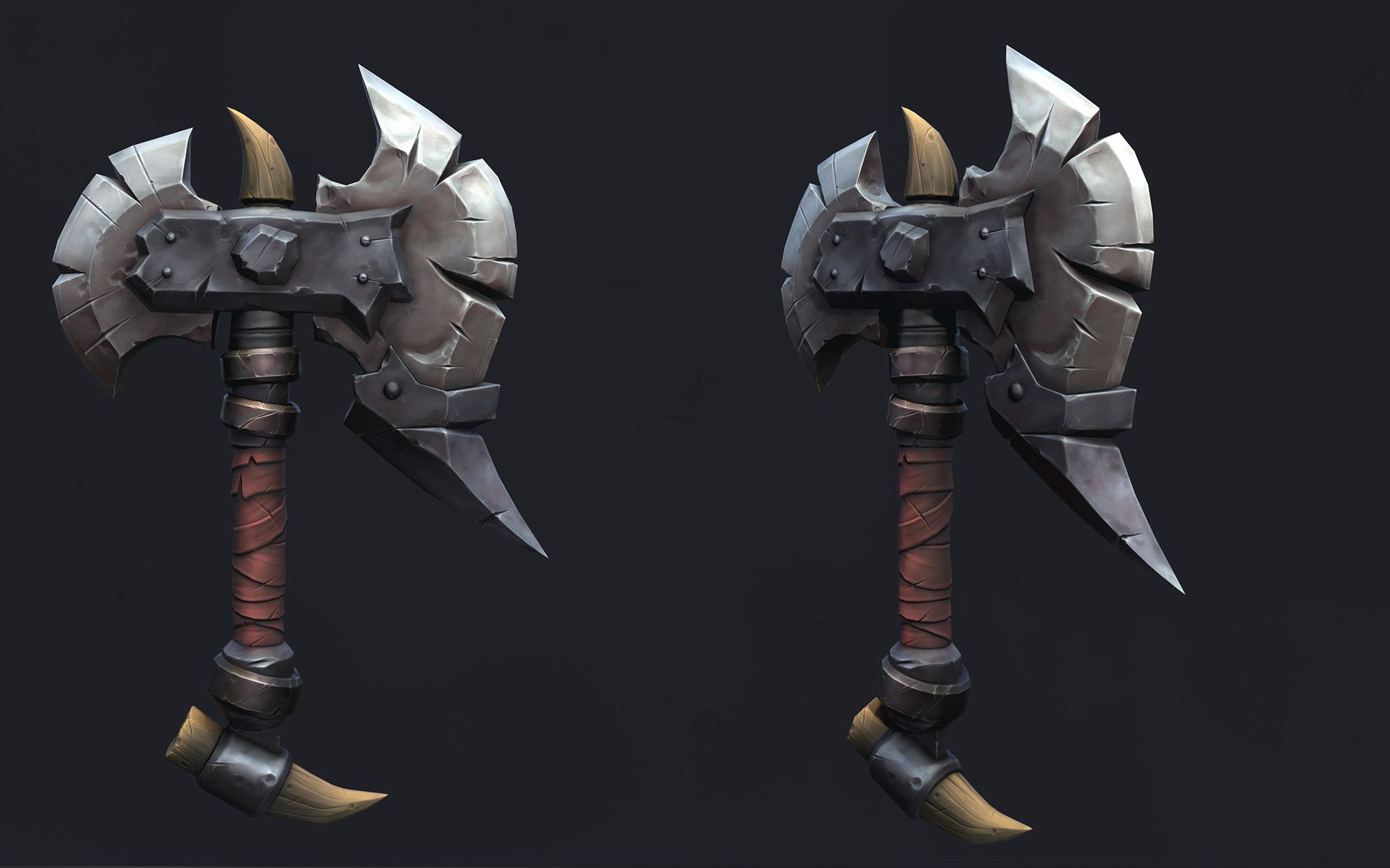 武器uv贴图绘画p2