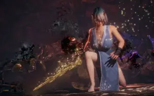 Download Video: 【仁王2mod】蓝色不知火舞套装加白丝搭配分享