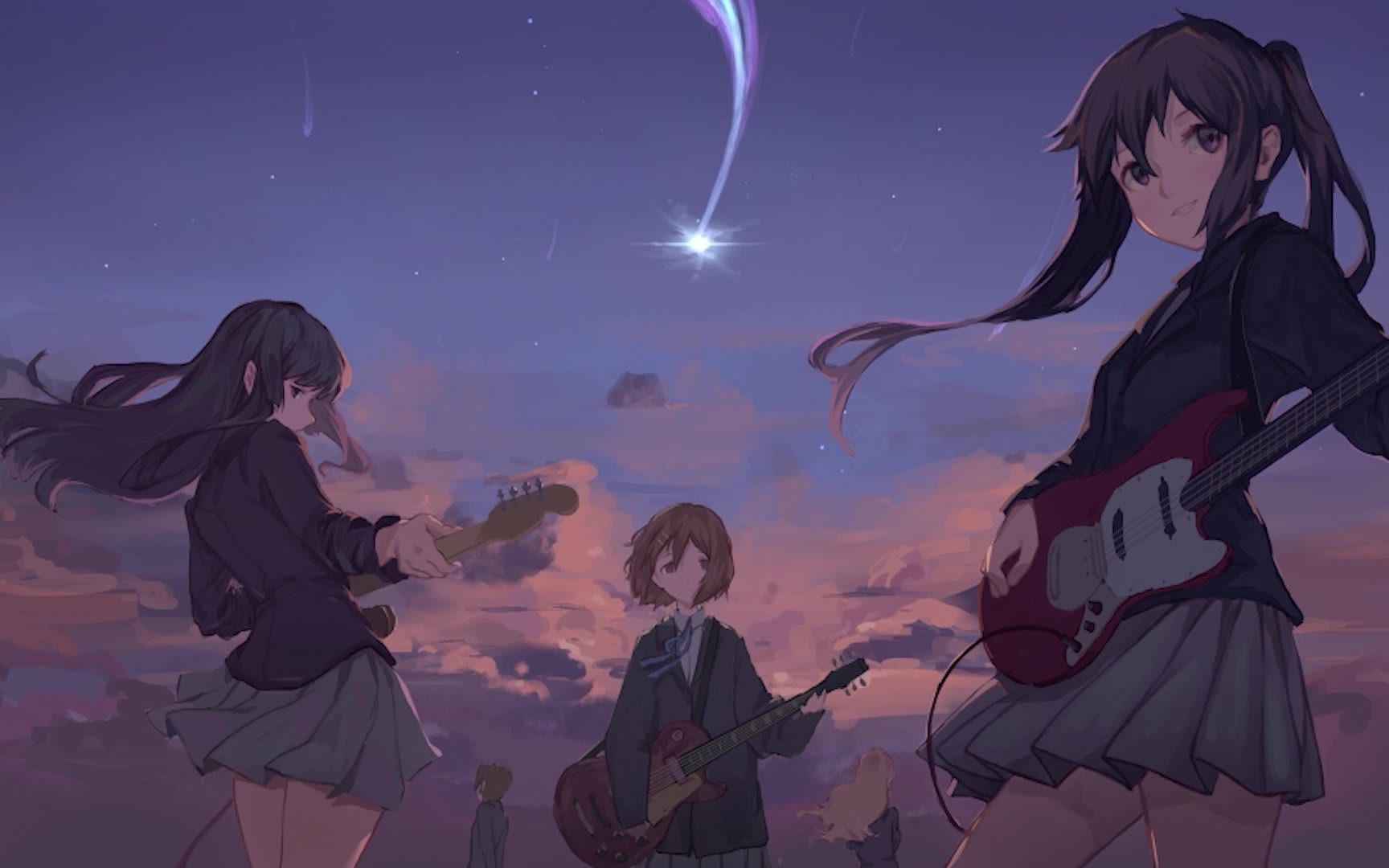 当轻音社弹奏仆の戦争_哔哩哔哩 (゜-゜)つロ 干杯~-bilibili