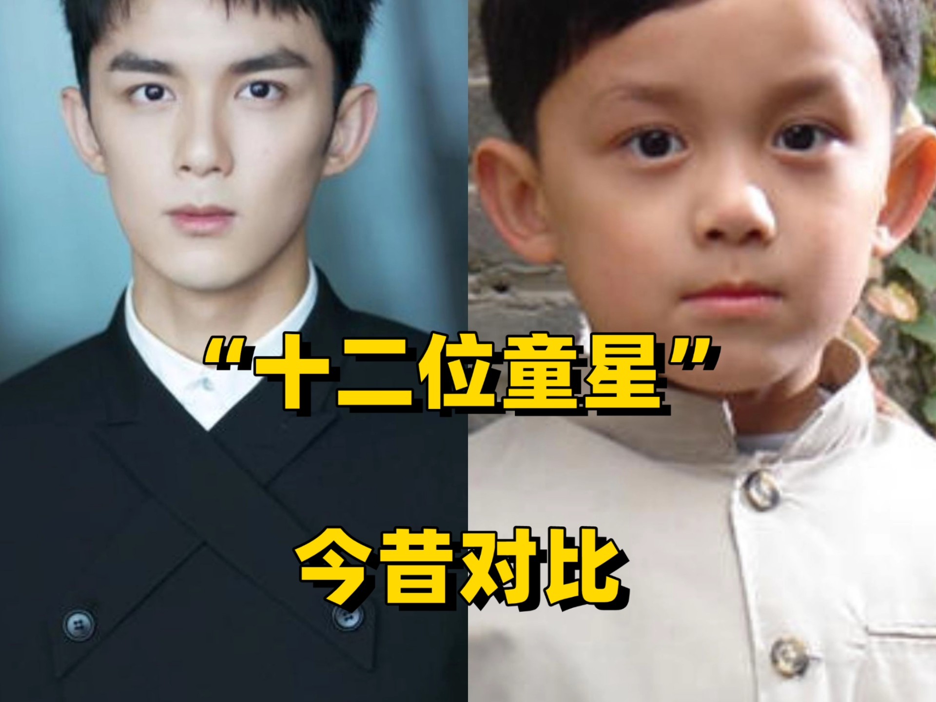 十二位童星今昔对比