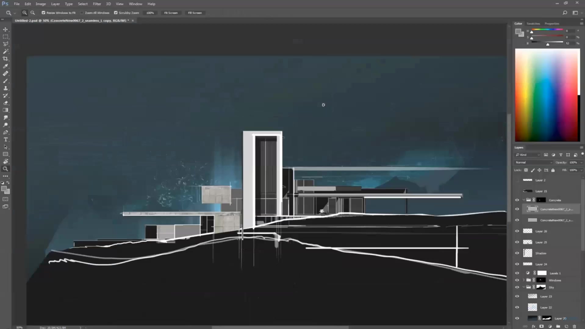 arqui效果图教程第一弹