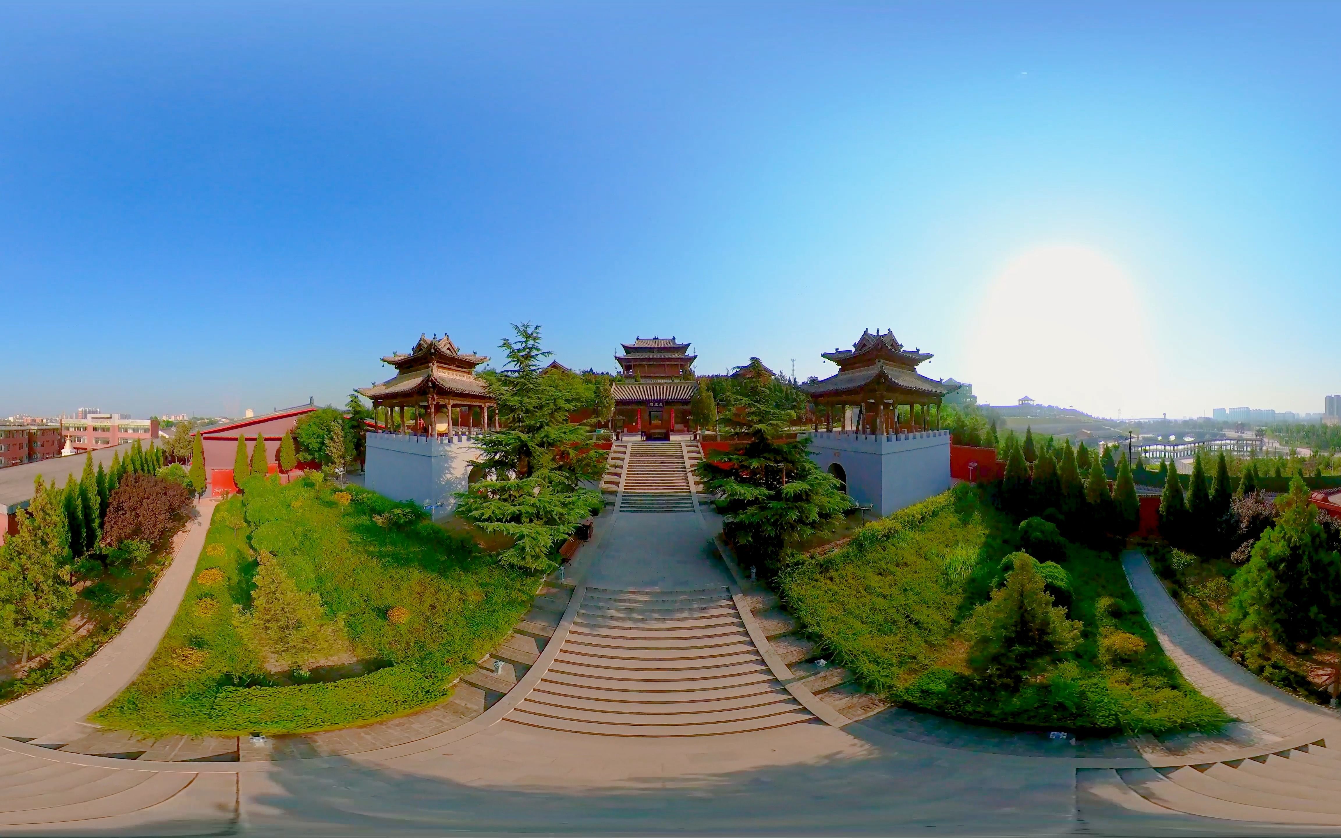 看山西,看历史,寻古迹vr全景航拍