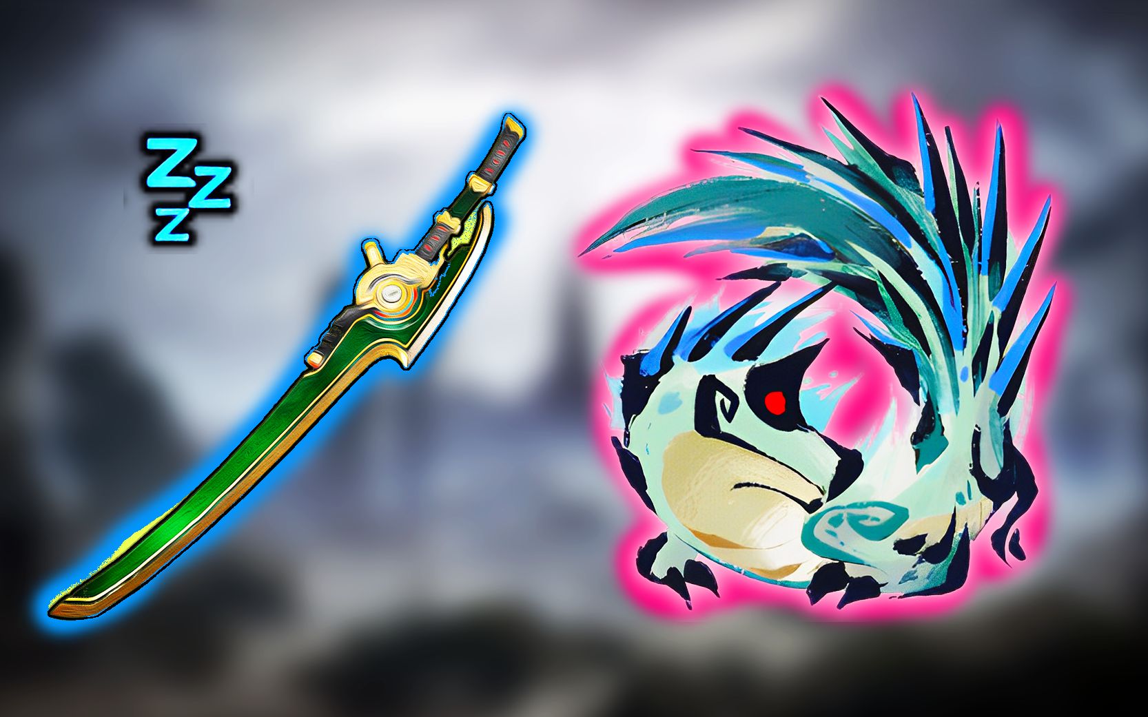 【奇怪牛牛】"双月偷袭眠太刀" vs "22w超特飞雷龙"