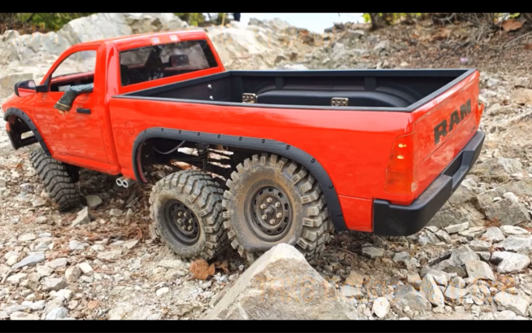 【搬】罕见的道奇六驱皮卡,强悍的越野攀爬能力!rc