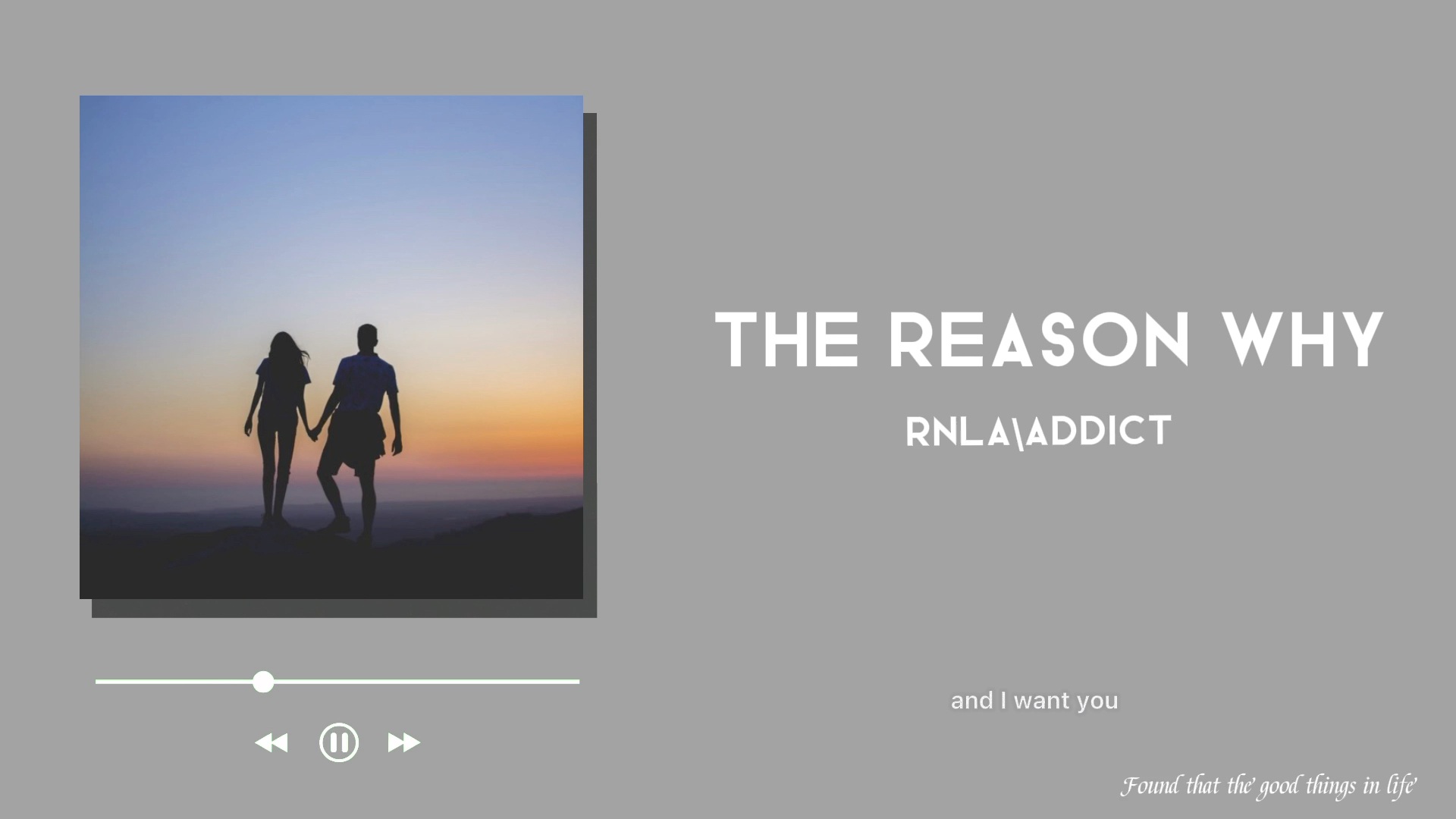 [图]日推歌曲｜治愈的声音诉说着故事｜《the reason why》