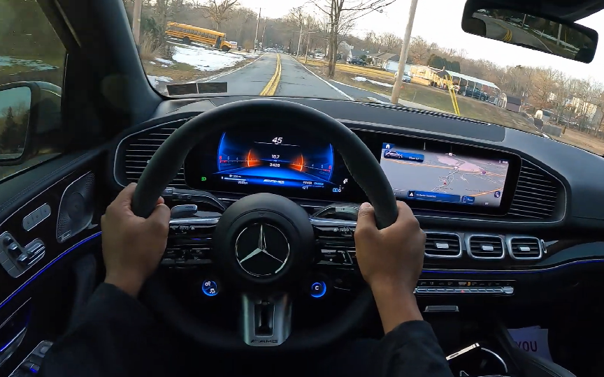 2024款奔驰amg gle53 第一视角试驾