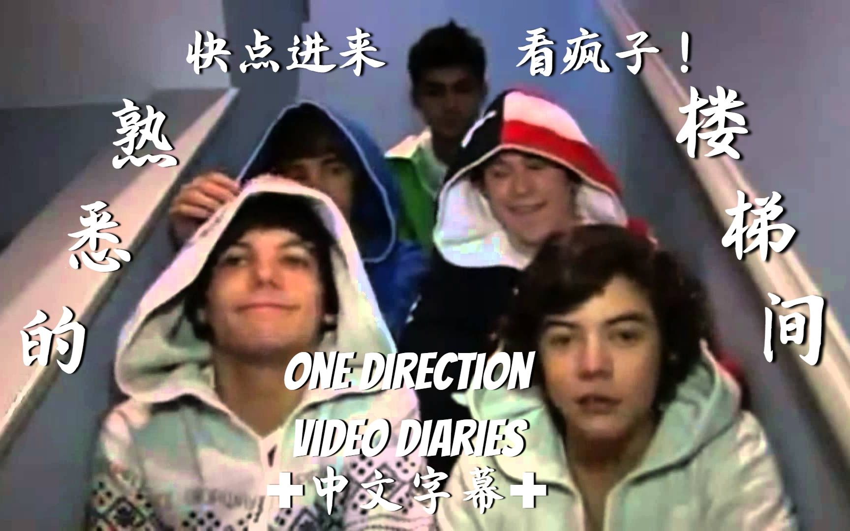 [图]【熟肉】One Direction All Video Diaries——快来浪费自己人生的三十分钟来看这五个傻子发疯！