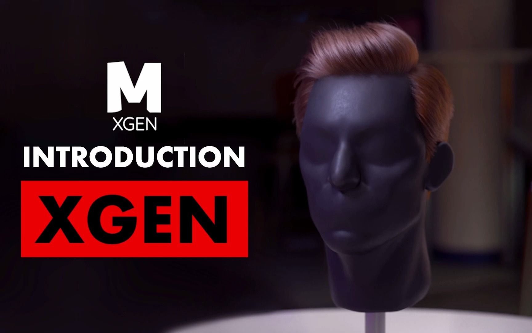 maya中xgen角色毛发实例制作大师级视频教程 rrcg人人素材