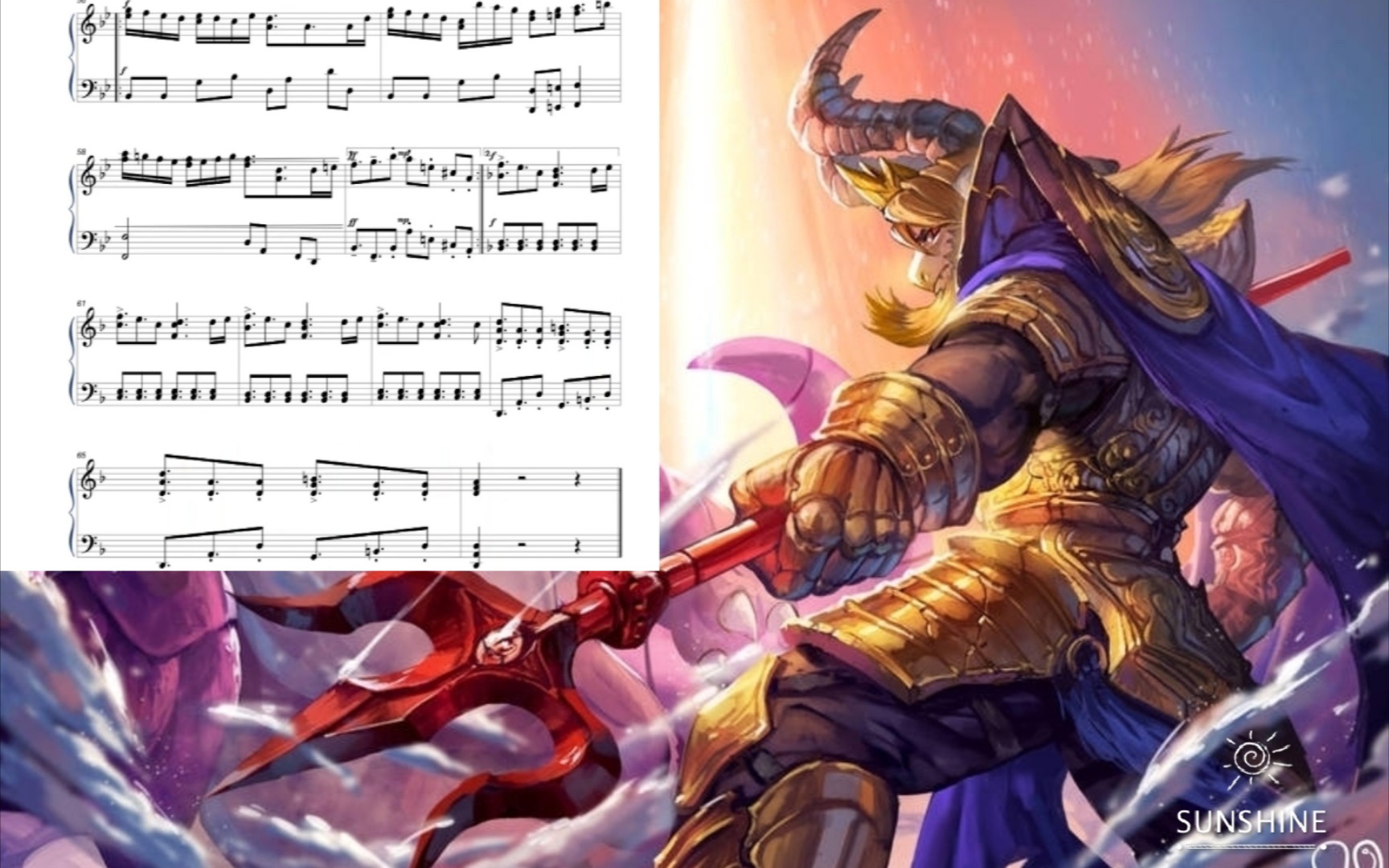 用电钢琴翻奏羊爸处刑曲【undertale—asgore】_传说之下