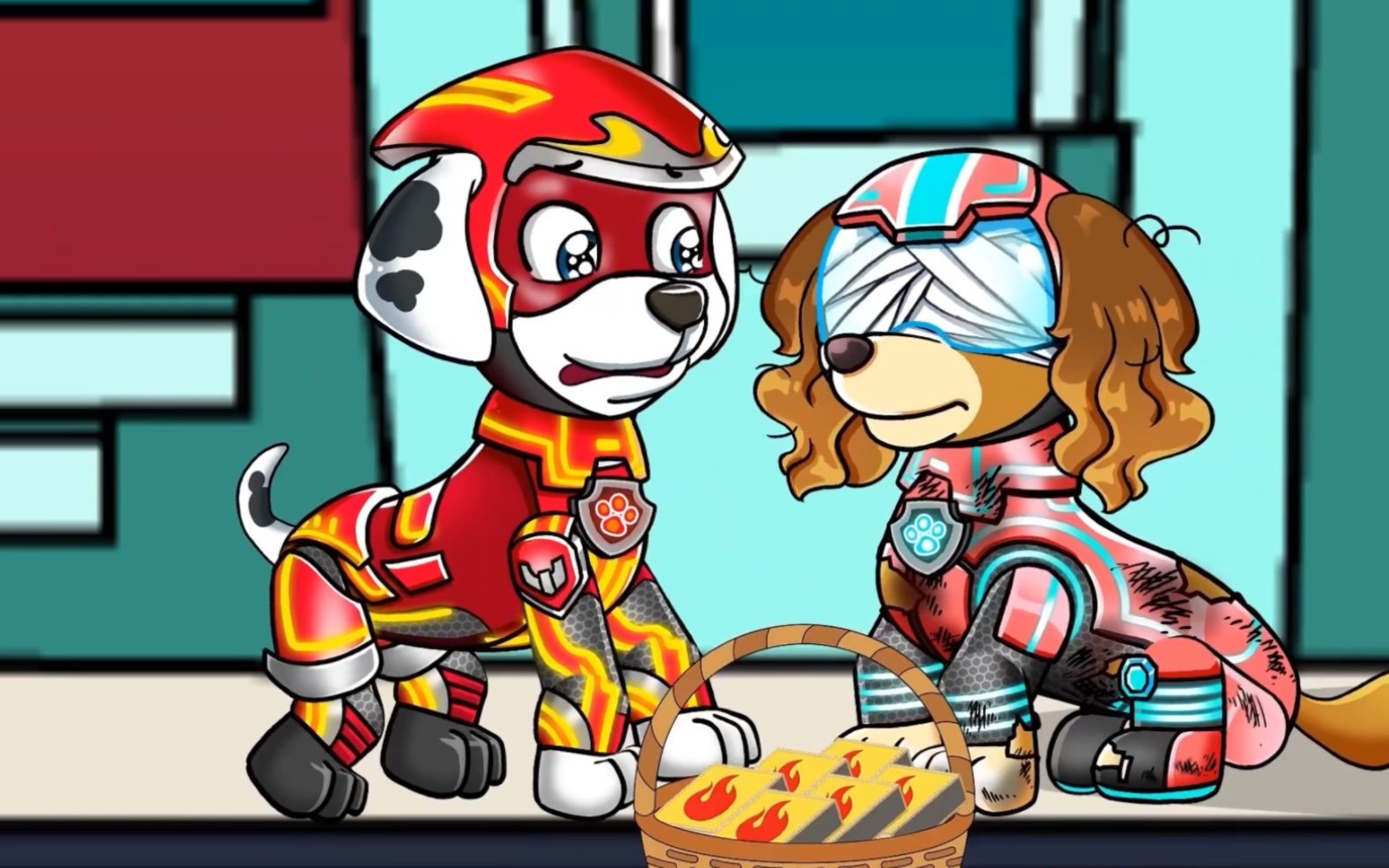 汪汪队动画:毛毛重获光明