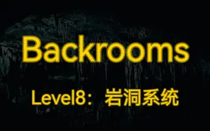 Download Video: 【Backrooms】Level 8：岩洞系统