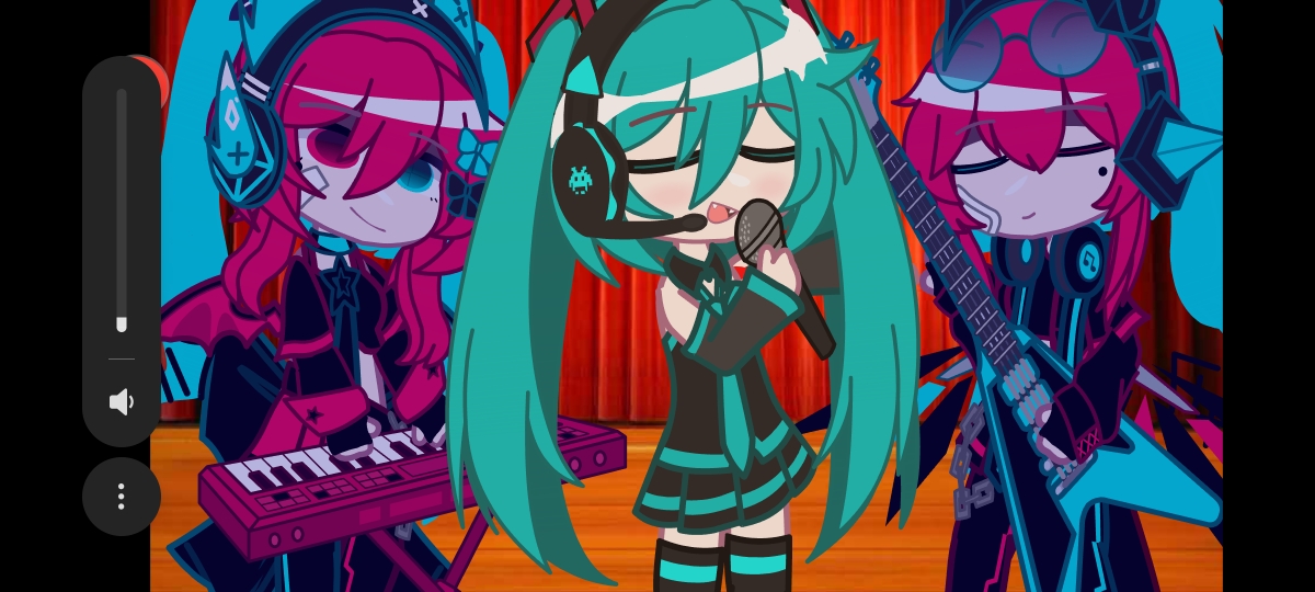 初音未来唱歌图片