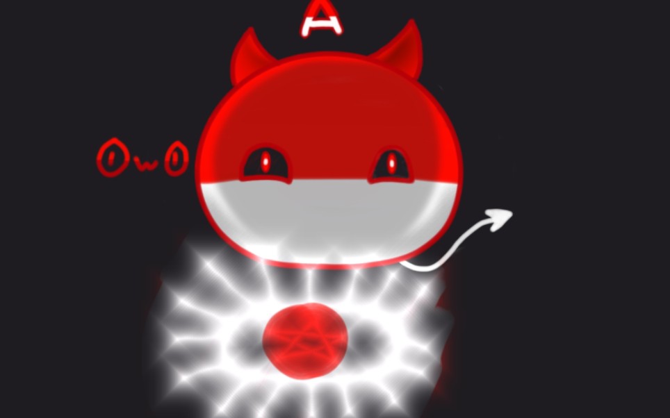 [图]【波兰球涂图】Demon PolandBall⊙w⊙A