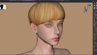 【zbrush】你们见过这么帅的海王吗？零基础教学游戏角色雕刻！