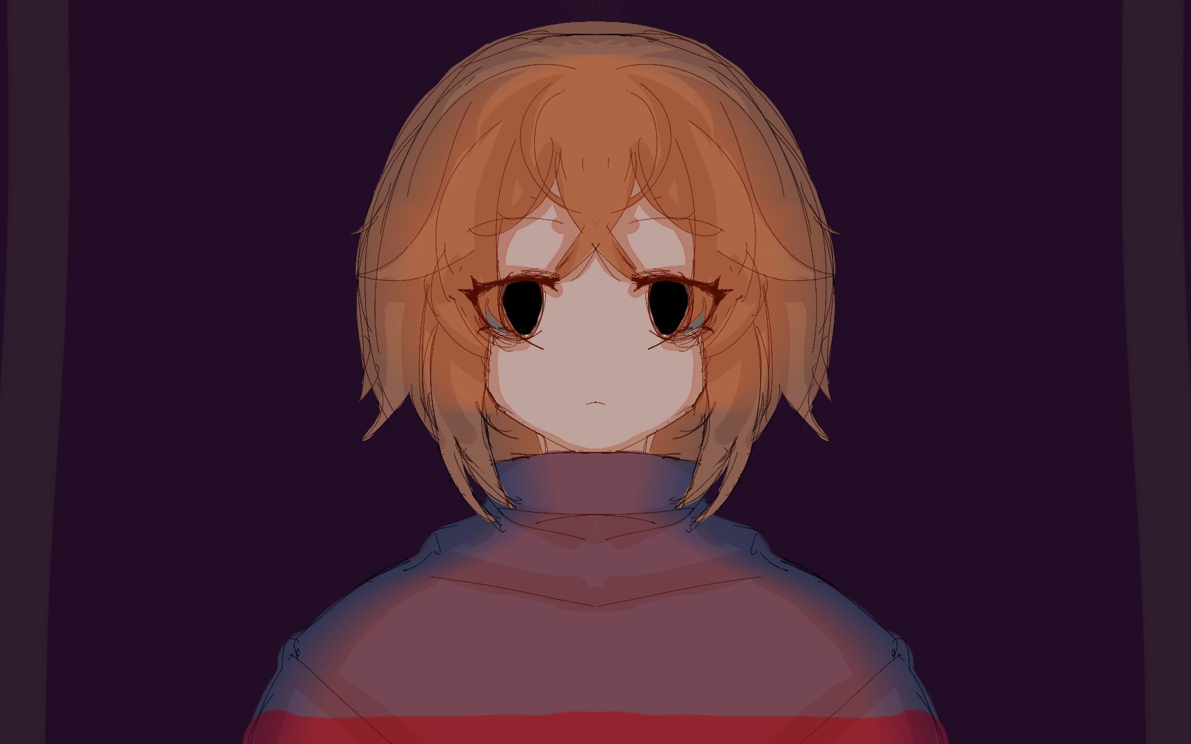 【传说之下/手书】miss wanna die(半成品)