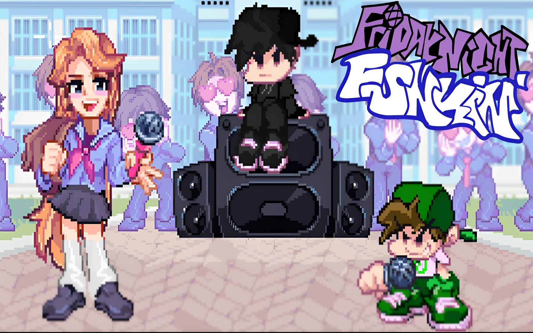 fnf性转senpai 贴图演示_哔哩哔哩bilibili