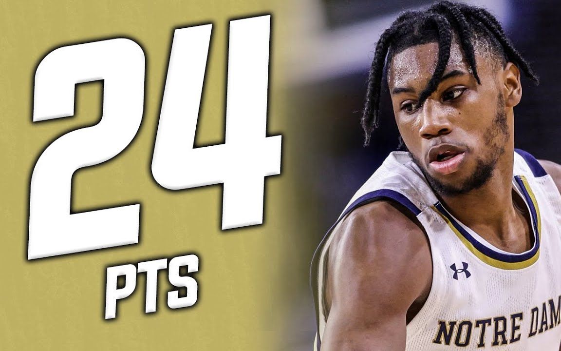 ncaa圣母大学控卫blake wesley对阵维克森林单场24分