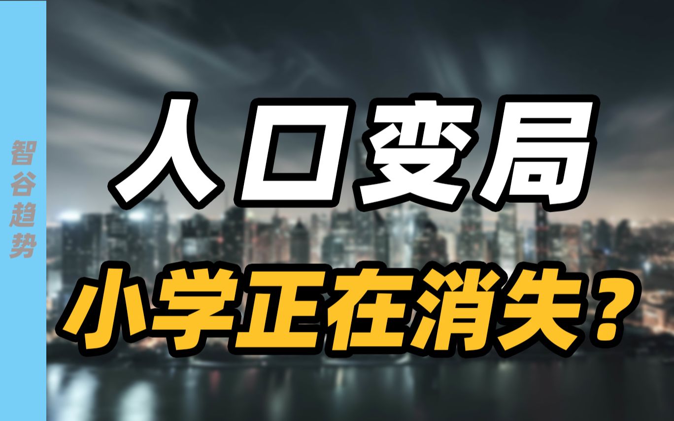 过去10年,三分之一的小学消失了哔哩哔哩bilibili