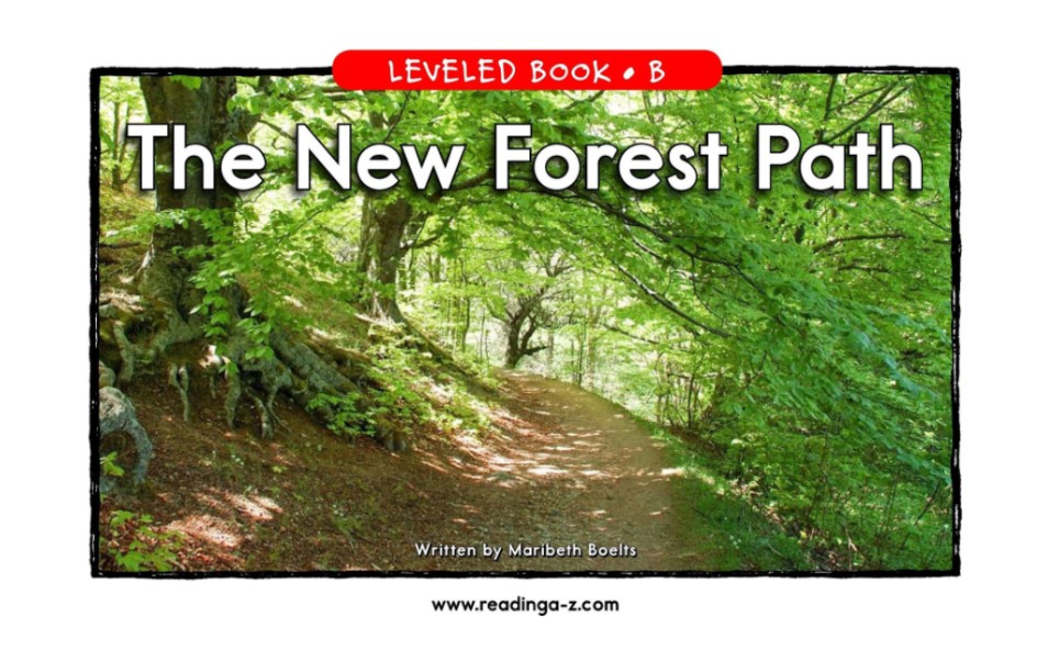 [图]美国原版绘本 the new forest path，英语启蒙必读绘本，适合幼儿园，Rac分级阅读，学习，Tree，Flower，Birds