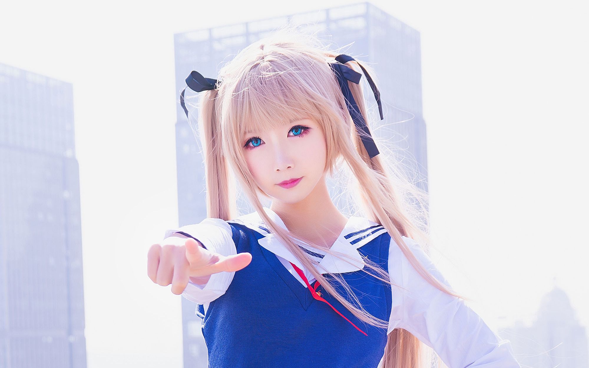 面饼仙儿清纯唯美美女cosplay达人女神模特拍摄私房写真照片