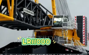 Download Video: #0132#搬0063_模型_Cranes Etc TV 之 1/50 NZG Liebherr LR11000 履带式起重机模型