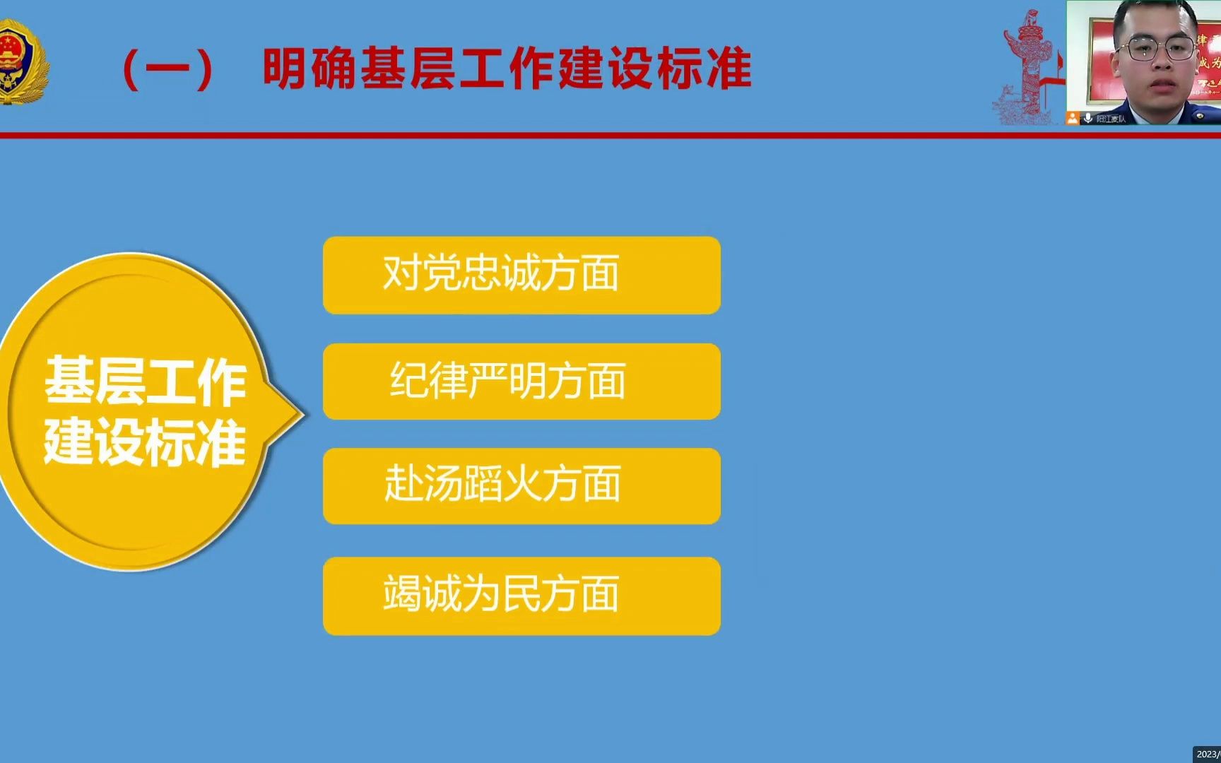 【视频】全省消防救援队伍条令纲要学习月系列教案《基层建设纲要》授课【14 阳江支队】哔哩哔哩bilibili