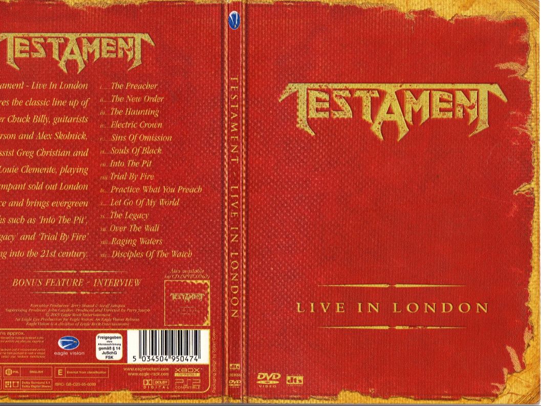 圣约乐队 Testament  Live in London 2005哔哩哔哩bilibili