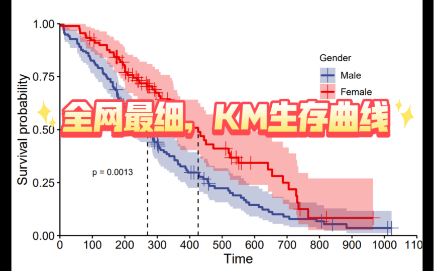 KM生存曲线/全网最全/最保姆哔哩哔哩bilibili