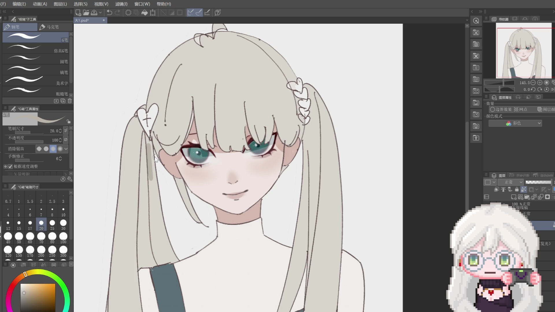 【240318】突 就随便画一会【薇菈veela】