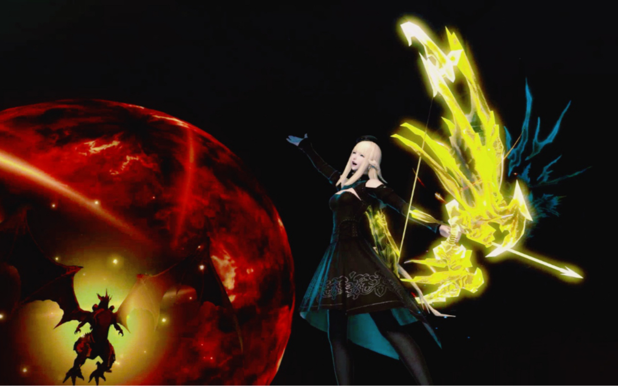 【ff14】巴哈姆特绝境战全职业武器外观展示.