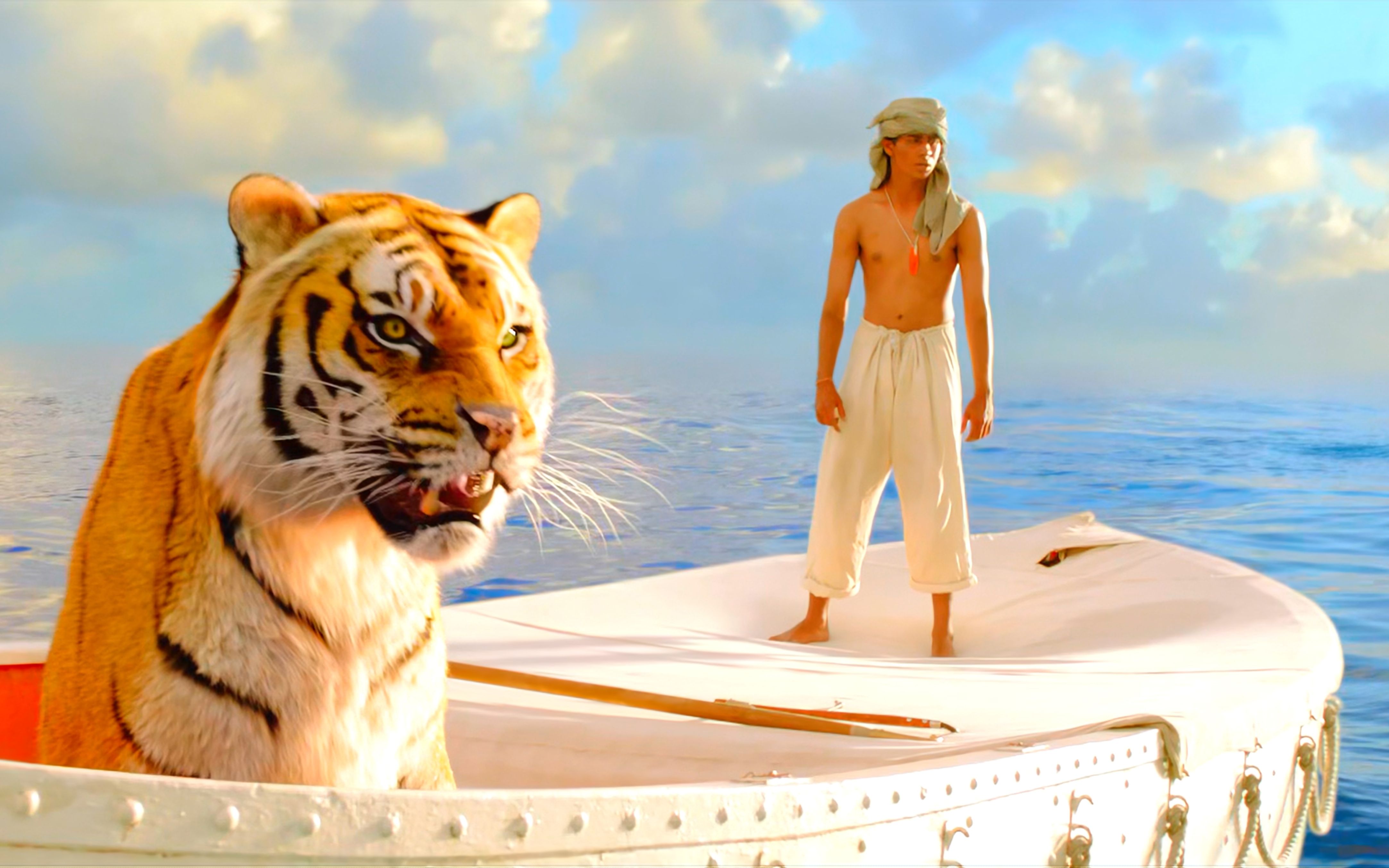 《少年派的奇幻漂流》用一个人虎和谐相处的童话故事,隐藏了一个残酷