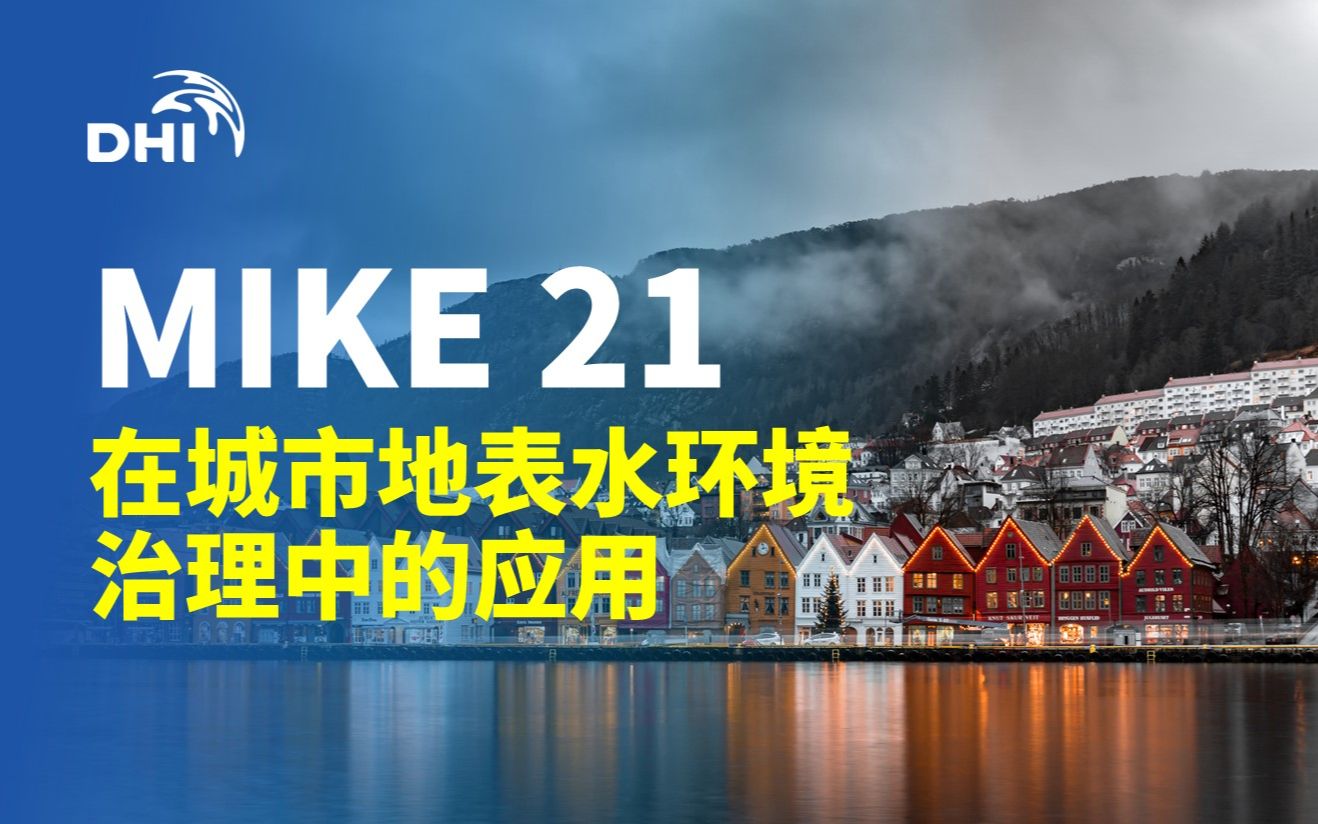 MIKE 21在城市地表水环境中的应用哔哩哔哩bilibili